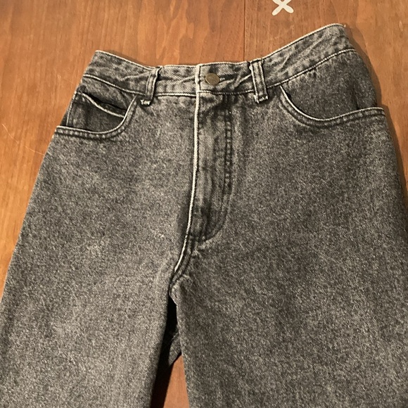 80’s vtg high waist Guess? Jeans black stonewash 28 - Picture 5 of 14